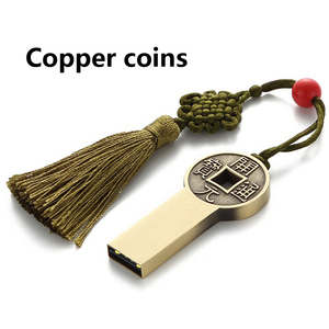 中国风格一厢情愿金属 USB 闪存驱动器高速 32gb 64gb pendrive u盘与定制设计 - Product Image 6
