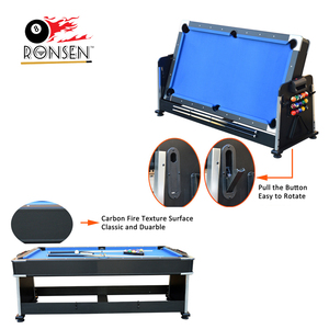 4 in 1 <strong>Multi</strong> <strong>Games</strong> <strong>Table</strong> Include Billiard Pool, Air Hockey <strong>Table</strong>,<strong>Table</strong> Tennis <strong>Table</strong> <strong>with</strong> Dining Top - Product Image 5