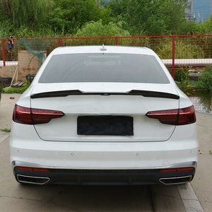 2017-2024 kuru karbon fiber audi A4 için RS4 arka Spoiler yükseltme/<span class=keywords><strong>M</strong></span> oto yedek parça sedan arka dış aksesuarlar için