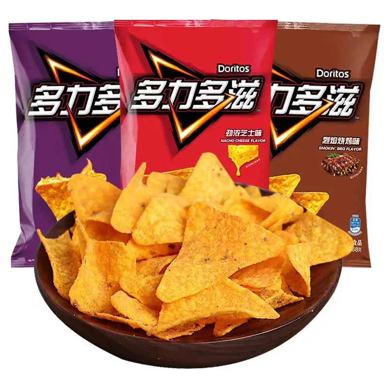 China Snacks Food Safety Snack Crispy Fried BBQ Chips Instant Crispy Snacks