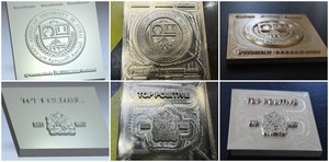 ArtCAMプログラムソフトウェアを使用してマグネシウムホットフォイルスタンプ金型と折り目プレートを彫刻するためのプログラム可能なCNC彫刻機 - Product Image 3