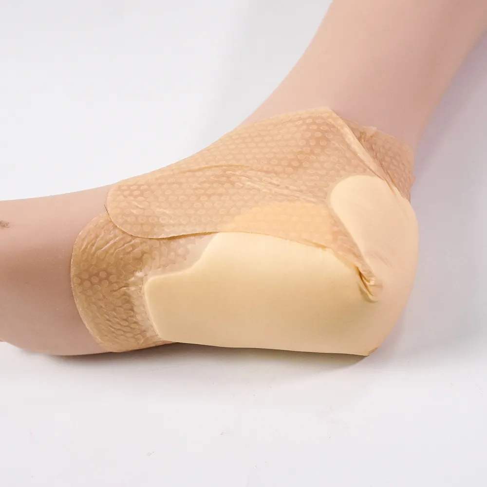 Perawatan luka tempat tidur orang tua atau perawatan luka diabetes untuk rias luka busa silikon kaki