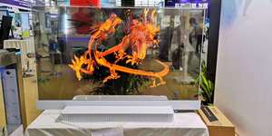 Заводской напольный прозрачный стеклянный OLED-экран дисплей, цифровая вывеска, специальный дизайнерский экран - Product Image 5