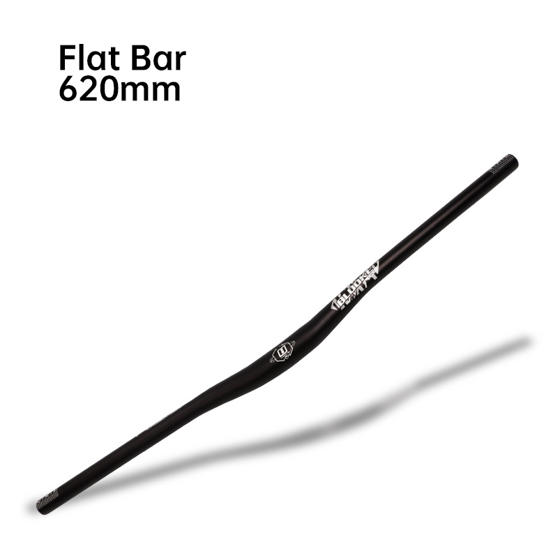 Barra plana 620mm-negro