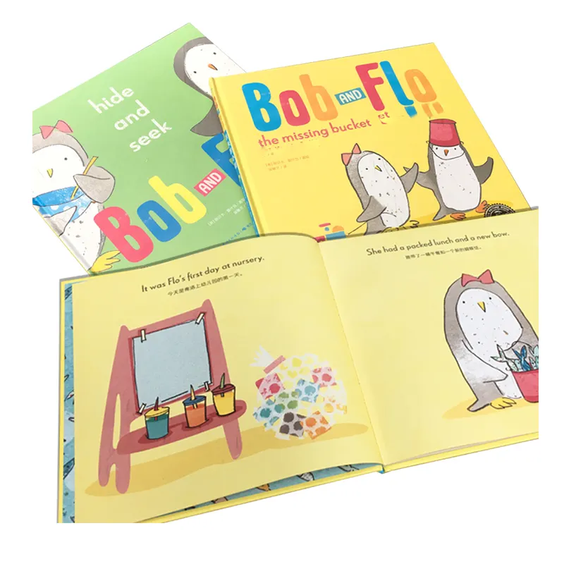Stampa di libri 8.5x11 su richiesta servizi di pubblicazione personalizzati stampa di libri di storie per bambini a colori