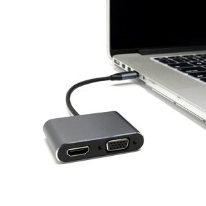 <strong>4</strong> in <strong>1</strong> USB C HDTV Type c to HDTV 4K <strong>Adapter</strong> VGA USB3.0 <strong>Audio</strong> Video Converter PD 87W Fast Charger for Macbook Pro Samsung huawei - Product Image 2