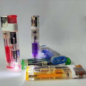 Màu Nhựa LED Cakmak Hút Thuốc Phụ Kiện Sạc Điện Tử Gas Thuốc Lá Nhẹ Hơn Encendedores - Product Image 4