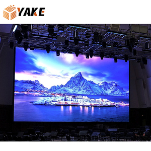 Yake kapalı P2.6 LED ekran düğün arka plan taşınabilir Panel ziyafet salonu sahne büyük ekran basın konferans için - Product Image 1