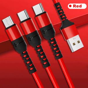 Vender New Design <strong>1</strong> Meter <strong>2</strong> Meter Customized Cell Phone Charging 3in <strong>1</strong> Phone Charger 3 <strong>in</strong> <strong>1</strong> Usb Cable - Product Image 4
