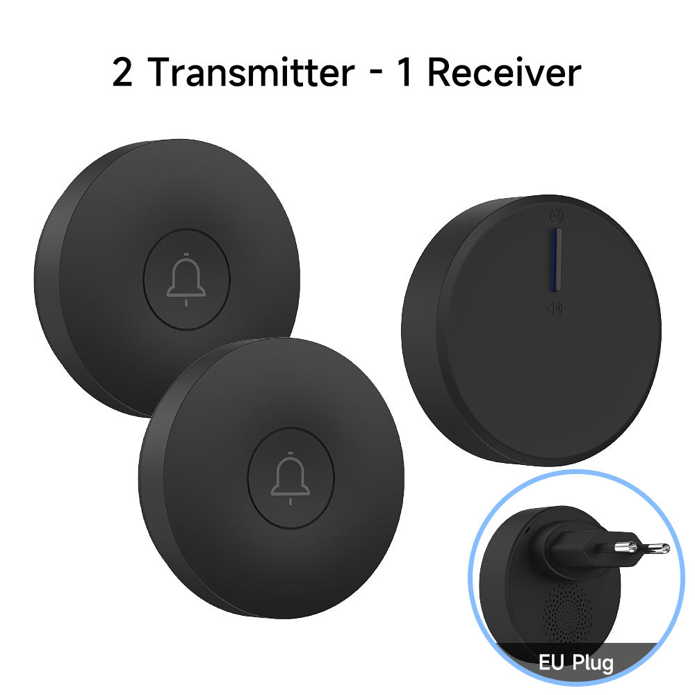 Black 2 Transmitter+1 Receiver EU
