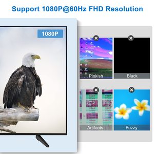 Jasoz DVI-I至VGA母转换器头双向dc dc转换器1080P金DVI24 + 5至VGA 15引脚适配器