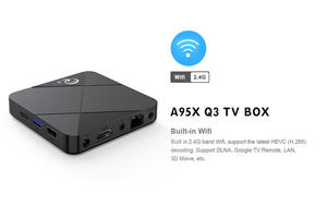 Decodificador de señal con Android 7,1, sistema operativo Dual, Linux, Amlogic S905X, Iptv árabe, Wifi - Product Image 3