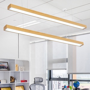 8FT x 4FT LED doğrusal ışık dikdörtgen Set dikişsiz bağlantı 6000K beyaz siyah renk asılı ticari dükkan aydınlatma armatürleri - Product Image 4