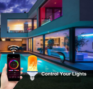Creative 4 modes Gravity Sensor Flame Lights E27 E26 <strong>E14</strong> LED Flame Effect Fire Light Bulb <strong>6W</strong> Flickering Emulation Decor <strong>Lamp</strong> - Product Image 5