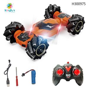 2.4GHz Remote <strong>Control</strong> Stunt <strong>Car</strong> One Click Twist Assembly <strong>RC</strong> Vehicle <strong>with</strong> Lights Toy for Kids and Adults Great Hobby Gift - Product Image 5