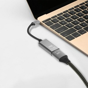 USBC-DisplayPortアダプター-8K/4K USB Type C-DP1.4 Altモードビデオコンバーター-HBR3/DSC/HDR-8K60Hz