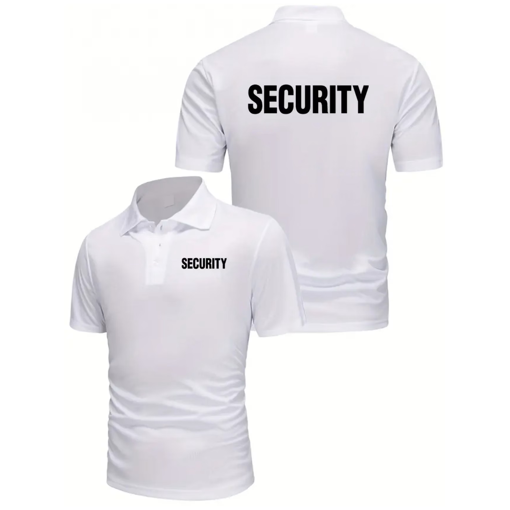 Uniformes de garde de sécurité-blanc