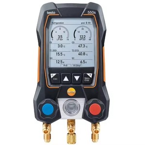 Инструмент для технического обслуживания кондиционера Testo 550S с обнаружением давления в широком диапазоне и точным добавлением фтора - Product Image 1