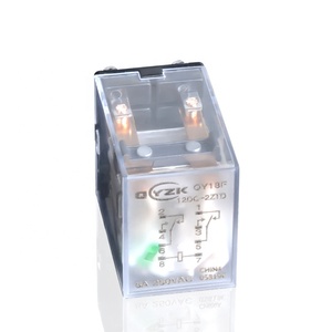 Jzx 5A Relay MY2 MY4 Coil General Purpose Industrial Use <strong>Alternative</strong> 18FF <strong>250V</strong> AC/12V DC 8-Pins Intermediate Integrity