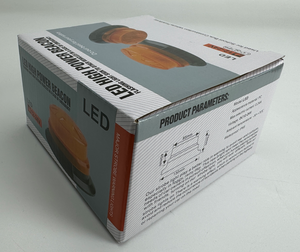 Kaliteli LED flaşlı uyarı lambası DC 10-30V kırmızı mavi Amber Lens manyetik Beacon su geçirmez IP65 araç tarım kullanımı için - Product Image 4