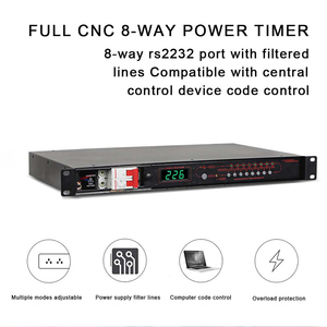 Biner HG8 Professional Stage 8 Channels Digital Power Sequencer with RS232 Interface Network <strong>Control</strong> <strong>Function</strong> - Product Image 3