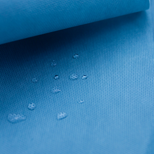 Y tế vô trùng chống vi khuẩn dùng một lần phẫu thuật áo choàng 45gsm không dệt vải SMS Spunbonded PP vết thương y tế hàng tiêu dùng - Product Image 4