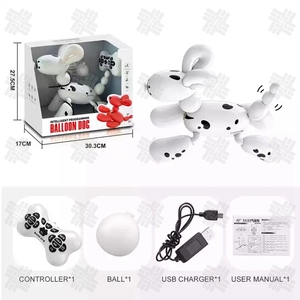 KW 2,4g programación inteligente globo Robot perro juguete nuevo diseño eléctrico inteligente Robot juguete Radio Control juguetes para niños