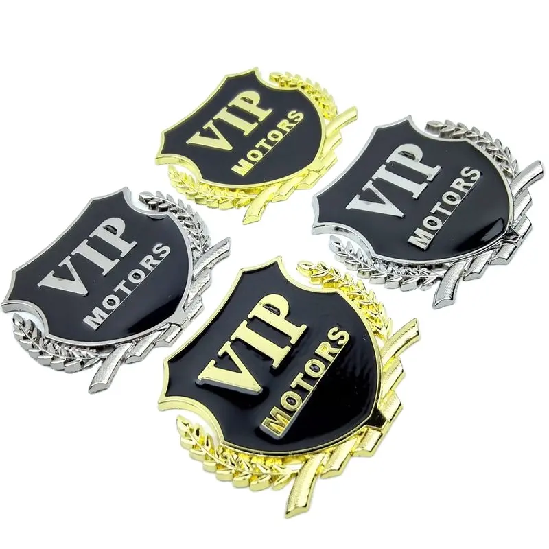 Autocollant de voiture, Badge, Logo Auto VIP 3D, autocollant en métal pour Toyota, Honda, Nissan, BMW, Audi, Ford