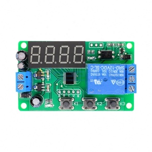 DC12V relè temporizzato LED relè di ritardo automazione digitale Trigger Timer Timer ciclo di controllo interruttore On Off regolabile modulo relè