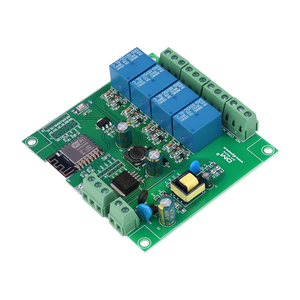 ESP8266 Drahtloses WIFI-Relais modul 4-Kanal-ESP-12F Entwicklungs platine AC/DC 5V/7-28V/5-80V E-WeLink APP-Fernbedienung - Product Image 1