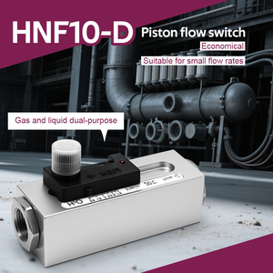 Sensor de flujo de líquido y gas de doble propósito OEM para calentador de agua, señal de salida de pulso, interruptor de flujo de pistón Visual ajustable - Product Image 6