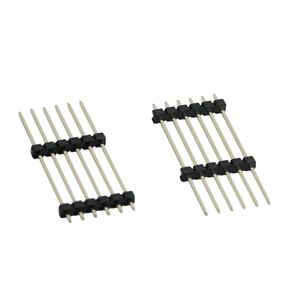 2.54 מ "מ סיכה ראש סיכה כפול 1 x6p מצופה זהב pa6t עגול pa6t