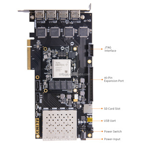 ALINX AV7K325 scheda di sviluppo con XILINX Kintex-7 SFP FPGA 4K Video ed elaborazione immagini PCIE acceleratore di schede FPGA kit - Product Image 4