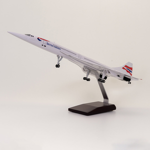 2025 Hot Sales Scale 1/125 <strong>Concorde</strong> British Airlines 50cm LED Model Airplanes for Sale - Product Image 1