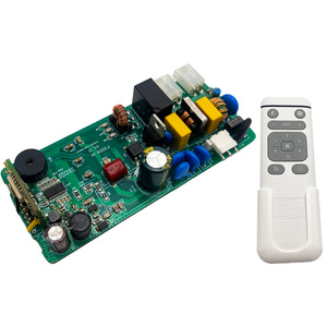 AC DCファン回路60W、リモートBLDCシーリングファン12V変換キットコントローラーPCBA充電式ファン回路PCB - Product Image 3