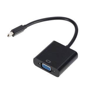 Adaptador Mini DP macho a DVI/VGA hembra, Carcasa de ABS, convertidor dp a VGA, adaptador DisplayPort a VGA - Product Image 3