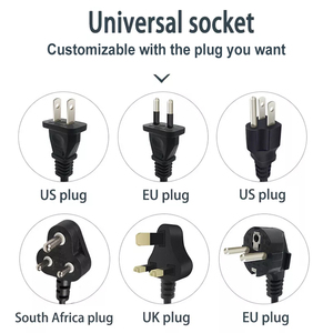 Universal Standard Extension Power <strong>Socket</strong> 3 Outlets <strong>with</strong> <strong>Switch</strong> Extension <strong>Socket</strong> - Product Image 3