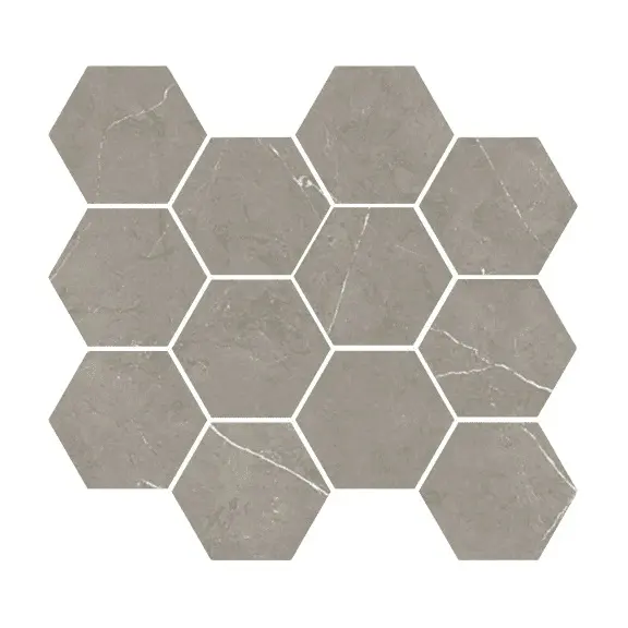 LVT tamaño especial suelo hexagonal OEM precio de fábrica impermeable piedra ignífuga lujo vinilo tablón y azulejo plástico suelo interior