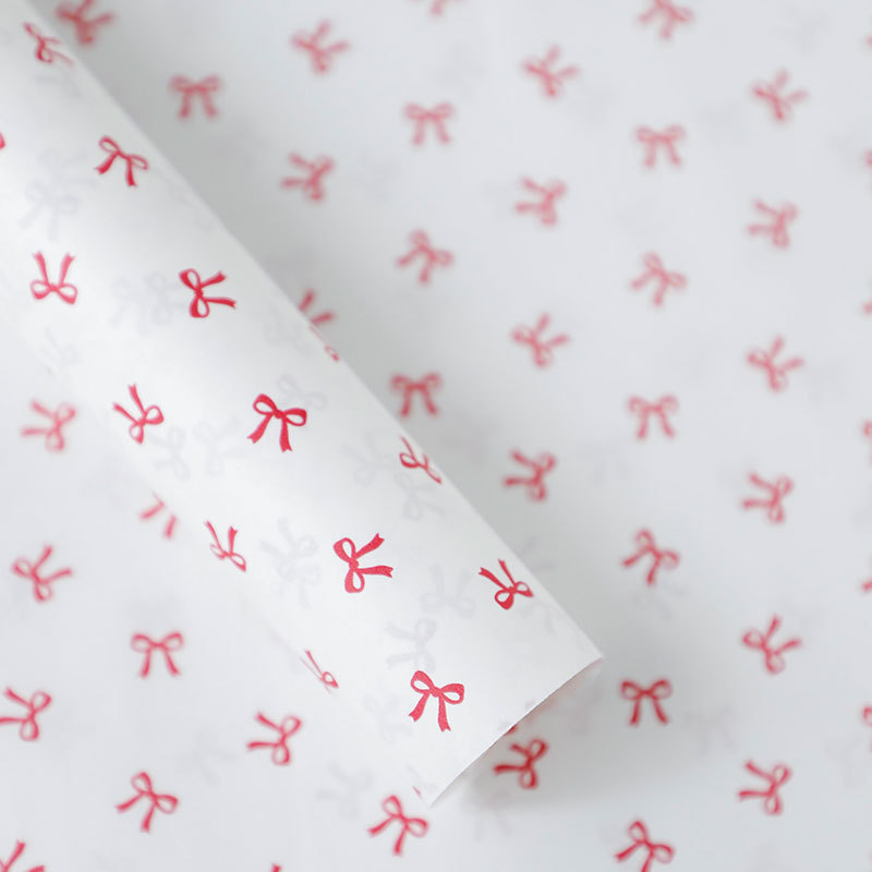 Noeud rouge blanc