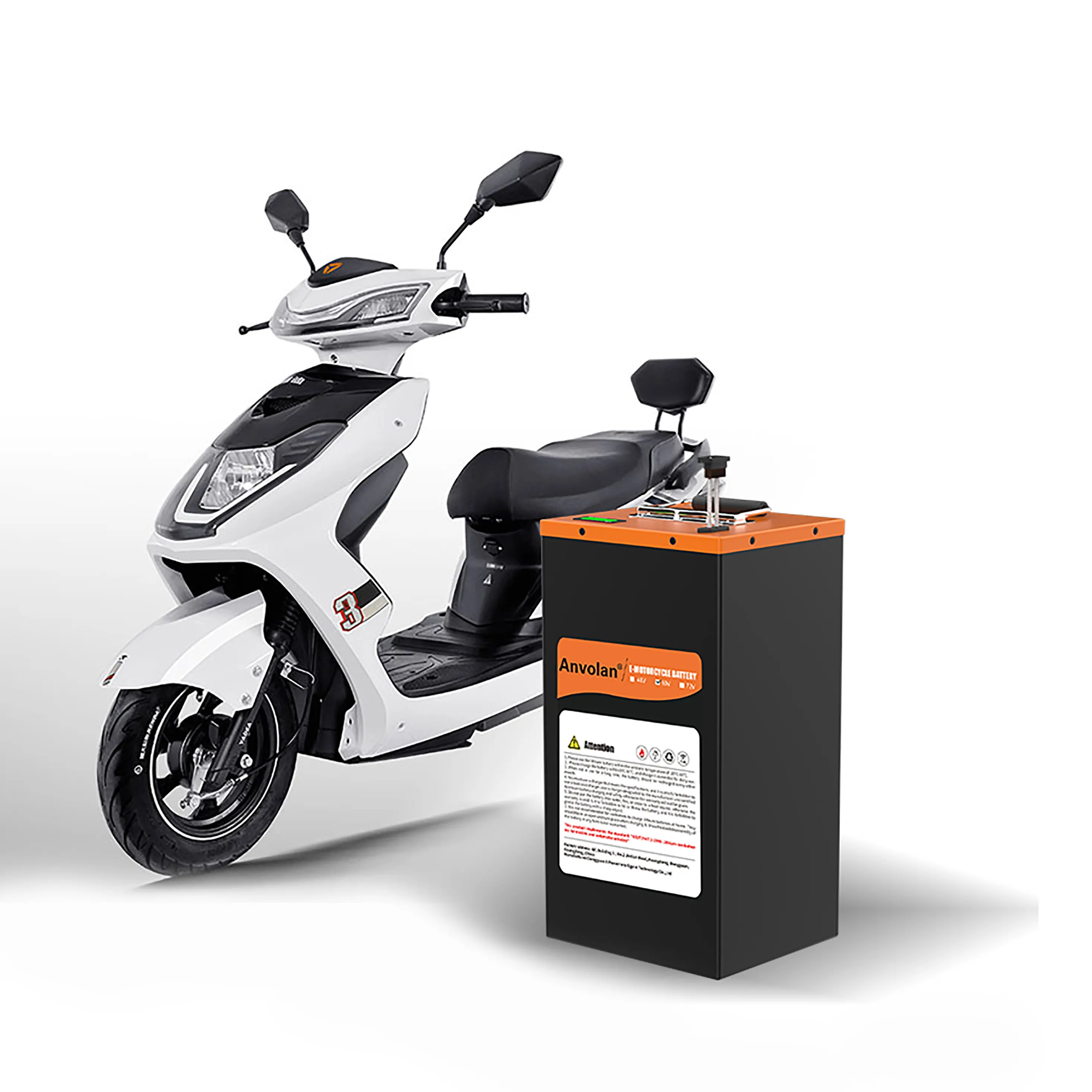 Batteria per scooter per mobilità 20Ah 30Ah 40Ah 50Ah 60Ah 70Ah 90Ah 110Ah batteria al litio ternaria 48v per moto
