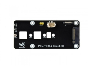 Placa adaptadora PCIe a M.2 (C) para Raspberry Pi 5, compatible con unidad de estado sólido M.2 de protocolo NVMe, lectura/escritura de alta velocidad - Product Image 2