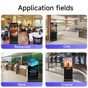 Telas finas <span class=keywords><strong>LCD</strong></span> Atacado Anuncie Wall Mount Floor Stand Digital Signage <span class=keywords><strong>Display</strong></span> 43/50/55/65/75/85/98 Polegadas Digital Signage