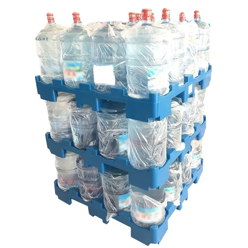 12 Flaschen Fünf Gallonen Wassertanks Speichern Verwendung Hdpe Kunststoff paletten für Wasser flaschen