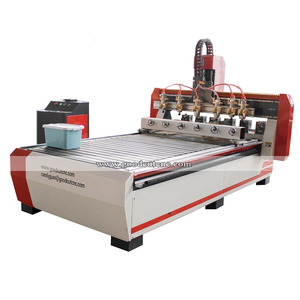 GoodCut高精度多头3d cnc router刨机，带旋转装置，用于木材钻孔 - Product Image 3