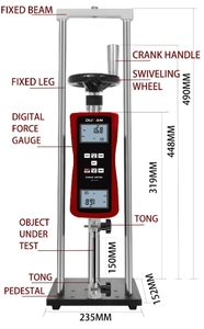 Itme ve çekme yükü testi için kuvvet ölçer DB25-204FM-2N-1KN - Product Image 2