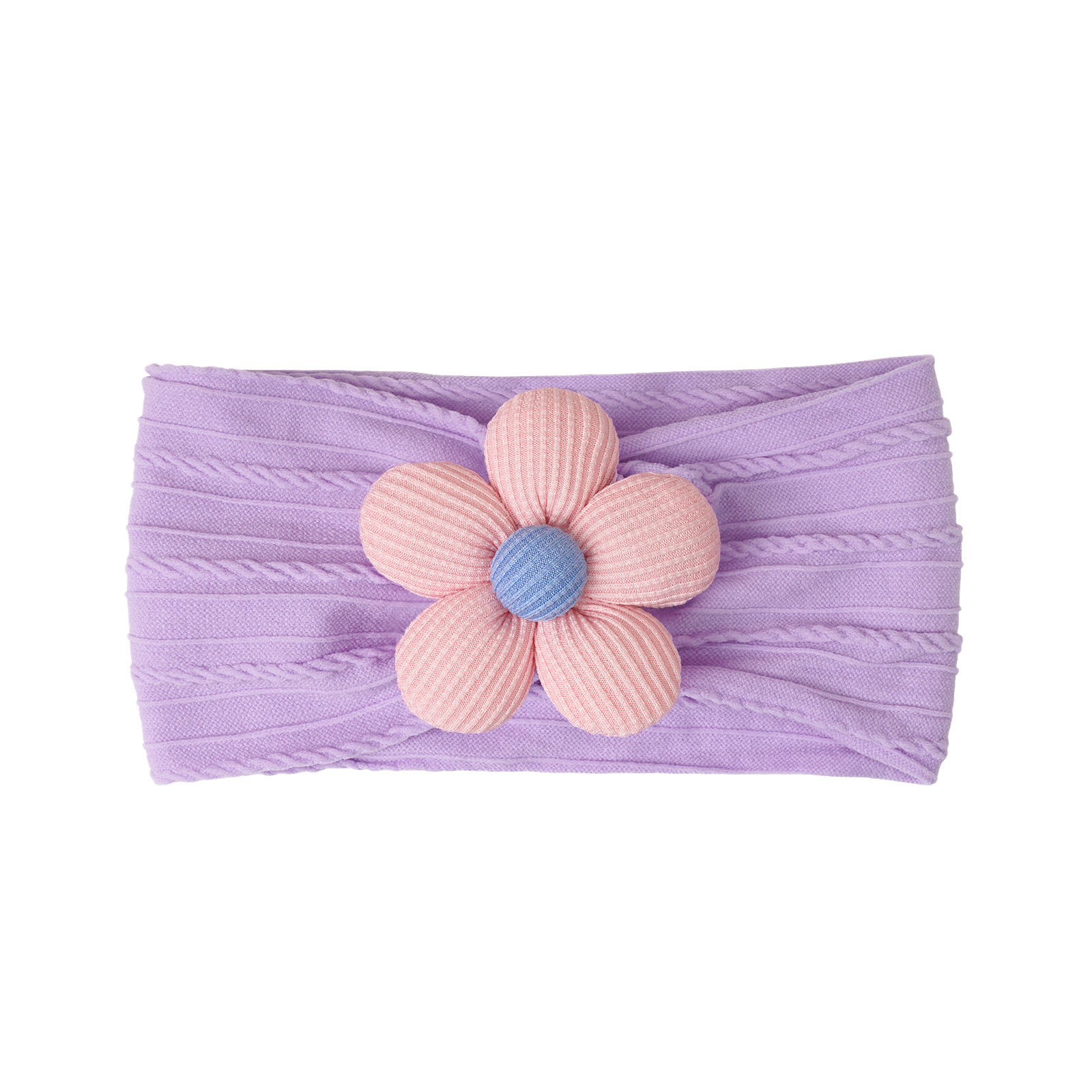 Bandeau pour cheveux rose et violet