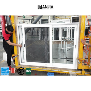 WANJIA Double Glazed Aluminum Frame Sliding <strong>windows</strong> 3 Tracks Sliding <strong>Window</strong> - Product Image 1