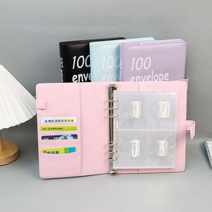 Thay Thế 25 Tờ 100 Phong Bì Tiền Tiết Kiệm Thách Thức A5 Vòng Chất Kết Dính Chèn <span class=keywords><strong>Pre</strong></span>-Dán Nhãn 1-100 Tiền Túi Cho Tiền Mặt - Product Image 5