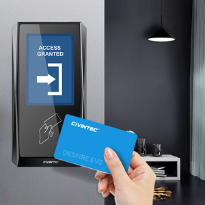 CT9 PRO Wall-Mounted Access Control Reader Qr Code System with Poe Keypad 13.56MHz &amp; 125KHz Frequency Plastic Material - Product Image 5