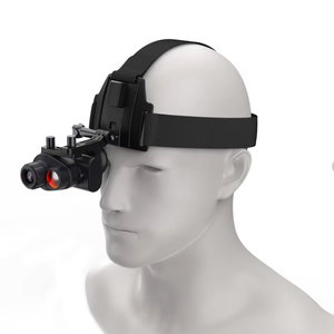Siêu Mini 4K bằng một mắt Kính nhìn đêm nhập vai đầu gắn kính viễn vọng đàn hồi Headband 8x nvg phạm vi thị giác 1314ft - Product Image 1